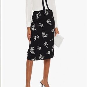 NWT Maje Japeni BNW Floral Midi Pencil Skirt Size 36/S